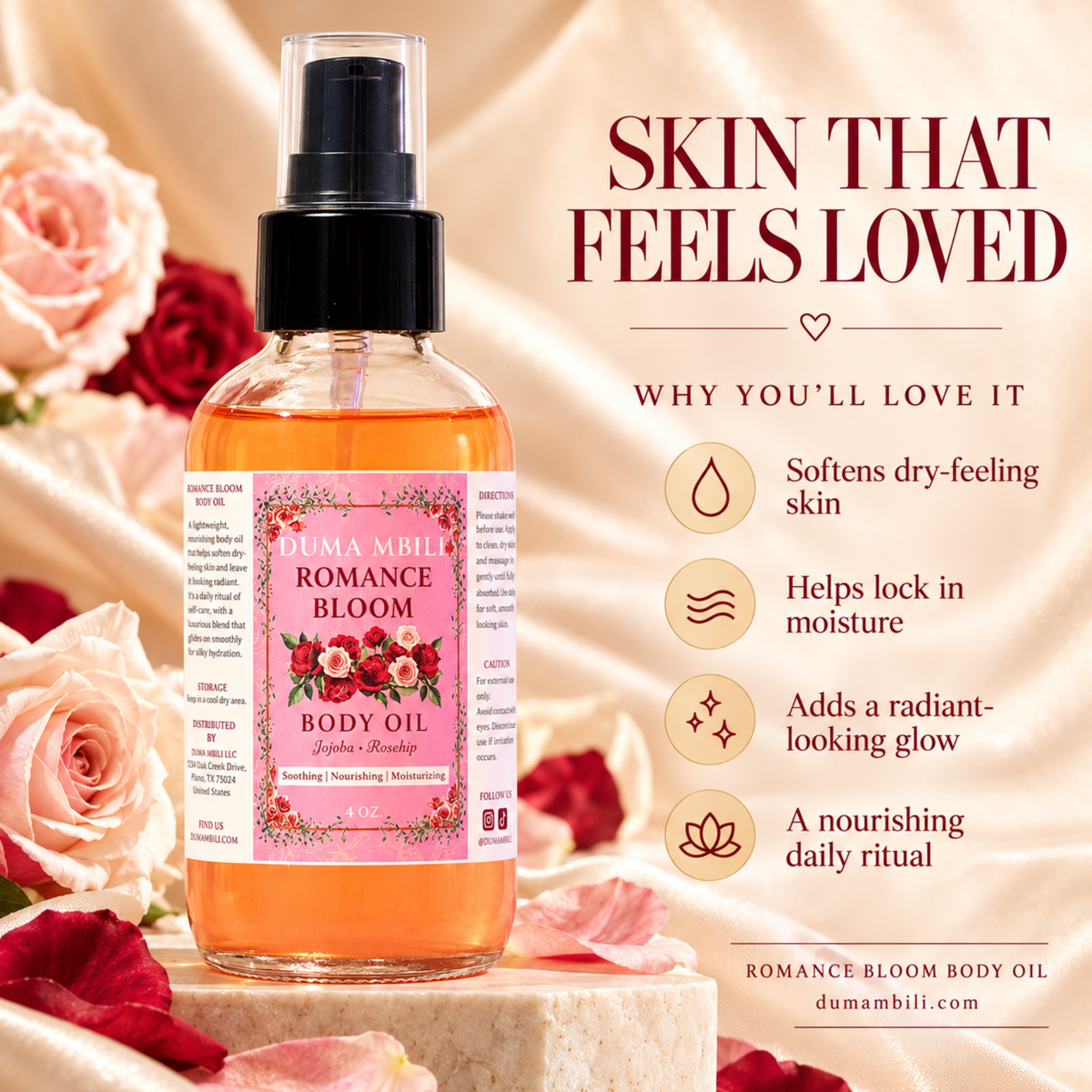 Romance Bloom Body Oil
