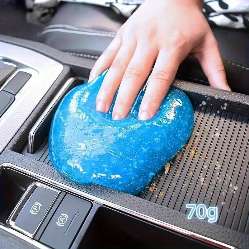 Car Cleaning Gel Slime 1pc Magic Dust Remover for Vents Computer Keyboards and Interior Accessories - ABS Resin Materia Amagi